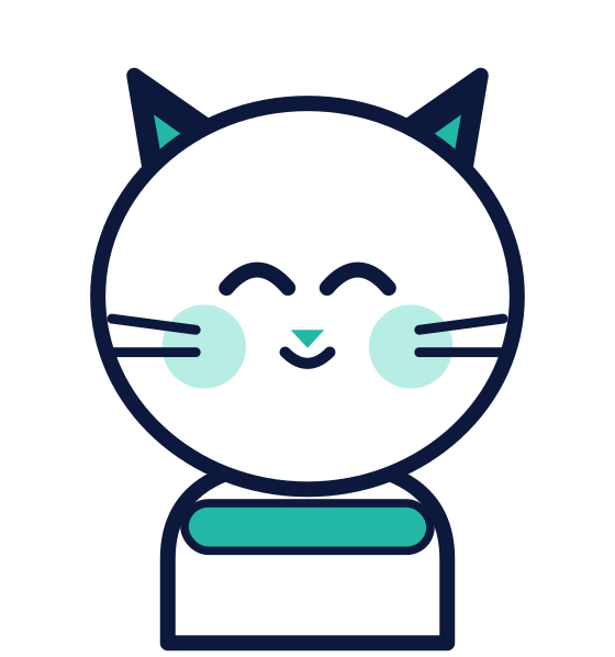 Ilustración de un gato MIAWAO