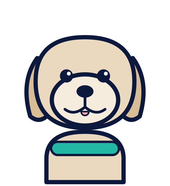 Ilustración de un perro MIAWAO